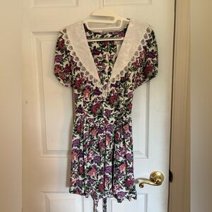 Vintage 90s floral mini dress